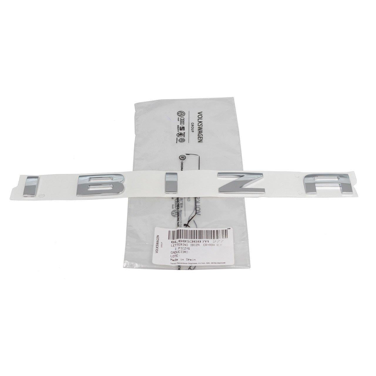 original-seat-ibiza-rear-badge, seat-ibiza-2018-badge, vag-seat-ibiza-badge VAG Original Rear Badge for Seat Ibiza 2018 Model and Later | Authentic Replacement Part VAG Original Rear Badge for Seat Ibiza 2018+ seat-ibiza, rear-badge, car-accessories, vag, original-parts, car-owners, seat-owners, genuine-parts, vehicle-badge, ai-generated