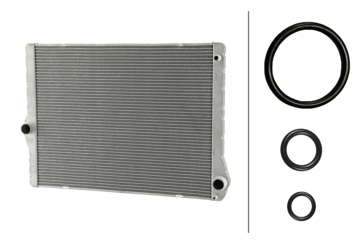 Hella 8MK366301-861 Motor Su Radiator BMW N52 N53 F10 09 > 11 F01 09 > 15 — Radiators & Fans