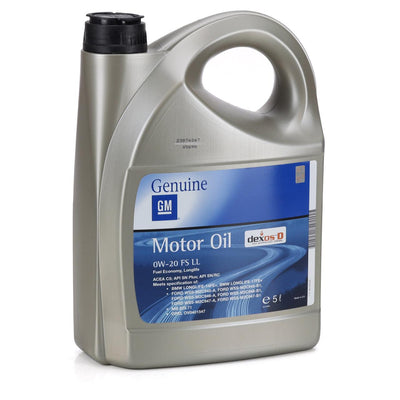 GM 93160358 Dexos D 0W-20 FS LL Motor Oil 5 Litre - ACEA C5 OV0401547 (Yurtdışı Alman Dolumu) — Fluids & Chemicals