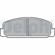 delphi lp401 rear brake pads, delphi lp401 brake pad specifications DELPHI LP401 Rear Brake Pads - Low-Metallic Material - For Car Owners & Mechanics DELPHI LP401 Rear Brake Pads for Mazda delphi, rear-brake-pads, mazda-parts, car-owner-accessory, mechanics-tools, brake-replacement, low-metallic, brake-pad-set, car-maintenance, ai-generated