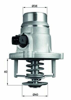 mahle-105c-thermostat-product-image MAHLE 105°C Thermostat for BMW F30-F80, F07-F10, F01-F04, X5, X6 | TM27101 MAHLE 105°C Thermostat for BMW Series mahle, thermostat, bmw-parts, car-maintenance, 105c-thermostat, auto-parts, mechanics, car-owners, vehicle-cooling, ai-generated