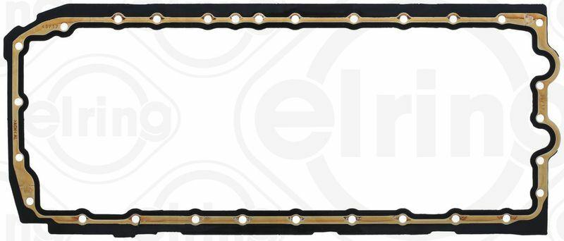ELRING Metal Elastomer Gasket - Gasket Oil Pan N-52/53/54 — Gaskets & Seals