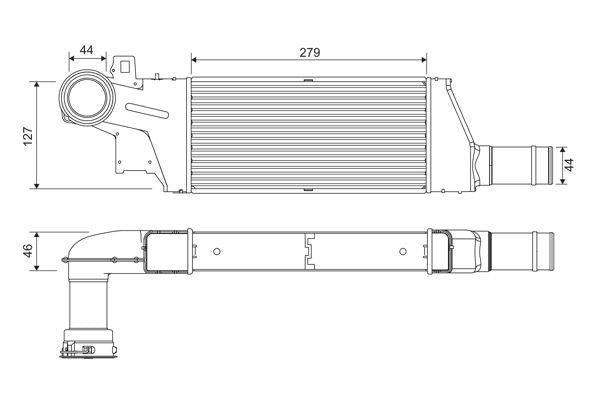 Valeo 818809 Turbo Radiator Opel Corsa C Combo C 1.7 CDTi 1.3Dti — Radiators & Fans