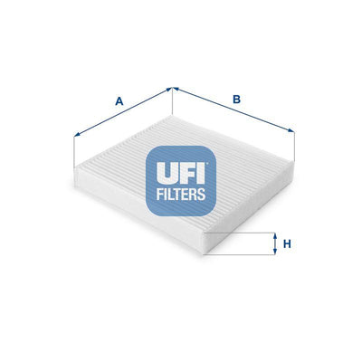 Ufi 53.147.00 Cabin Air Filter Corolla X Auris Yaris Rav4 Hilux Vigo Avensis — Air & Cabin Filters