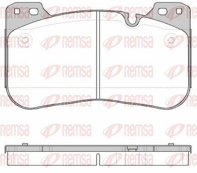 REMSA 1834.00 Brake Pad Front BMW 5 (G30, F90) M5 and 3 more models — Brake Pads