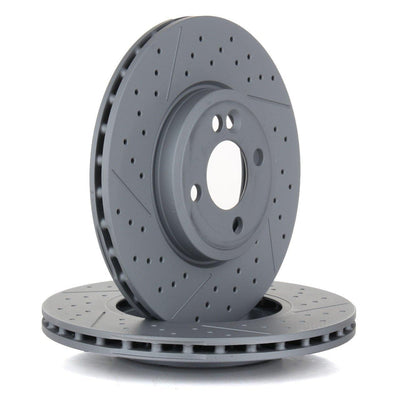 Ferodo DDF2126C Brake Disc Mini Cooper Front R-50 / 52 / 53 Set — Brake Rotors & Drums