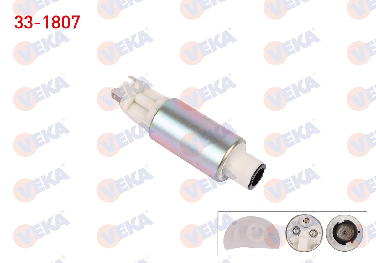 Veka 33-1807 Fuel Pump with Strainer 5 Bar Fiat Dogan-Sahin-Kartal 1.6 1993-2002 / Marea 1.6i 16V 1996-2007 / — Fuel Delivery