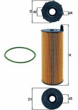 MAHLE OX196-3D Engine Oil Filter - Compatible with Phaeton and Touareg — Oil Filters