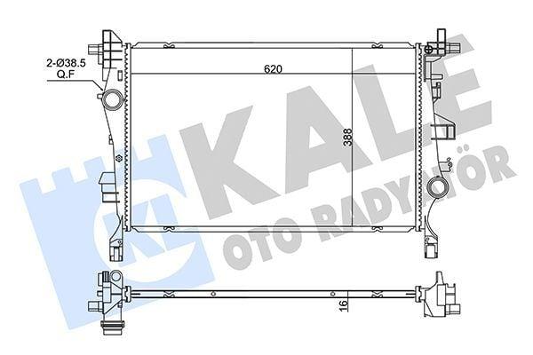 kale radiator 15-500x-renegade front view, kale radiator 15-500x-renegade specifications KALE Radiator 15-500X-Renegade - High Performance for Mechanics & Car Owners | 24.4 x 15.3 x 0.6 in KALE Radiator 15-500X-Renegade - High Performance Radiator kale, radiator, car-accessory, performance, car-maintenance, mechanics, cooling-system, vehicle-parts, automotive, ai-generated
