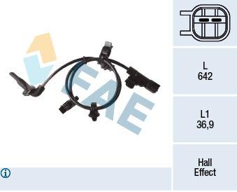 FAE 78306 ABS Sensor Opel Astra J /Cruze Rear — Brake Sensors & ABS