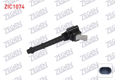 Zegen ZIC1074 Ignition Coil Fiat Punto Evo 1.4 2009-2012 / Punto 1.4 2012-/ Bravo II 1.4i 2006-/ 500X 1.4 2014-/ Giulietta 1.4 Tb 2010-/ MiTo 1.4 T 2008-/ Jeep Renegade 1.4 2014-/ Lancia D