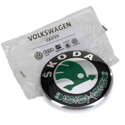 VAG Skoda Octavia Original Front and Rear Logo - Genuine OEM Replacement for 1997-2012 Models — Glass & Trim