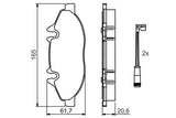 BOSCH 0986494081 Brake Pads