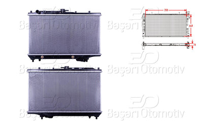 Wisco 3113761-00 Water Radiator Brazing At 350X648x16 Mazda 323 F 1.6I. 1.8I Hb 89-94 — Radiators & Fans