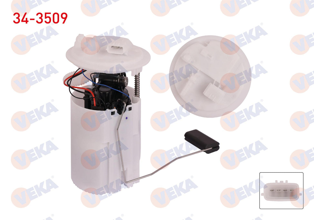 Veka 34-3509 Fuel Tank Level Float 3 Bar Renault Fluence 1.6 16V 2009-/ Megane III 1.6 16V 2008-/ 2.0i 16V 2008-/ 2.0 TCE 2008-/ 1.4i 16V 2008-/ Scenic III (Jz0 / 1) 1.4i 16V 2009