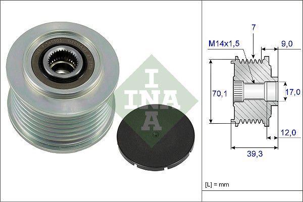 INA Alternator Pulley - Fit for 2009 Accord & Civic — Starting & Charging