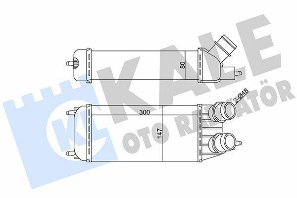 Kale Radiator Turbo Intercooler - Expert III Jumpy III Scudo III 1.6 HDi 16V — Turbo & Supercharger