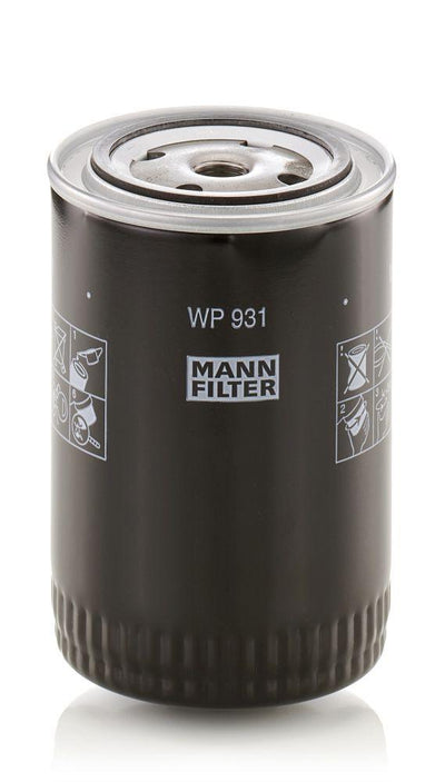 Mann WP931 Oil Filter Fiat 1100-1900 61-69, 1500-2300 62-70 — Oil Filters