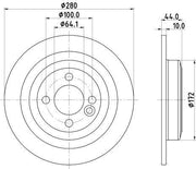 hella pagid brake discs for mini cooper r55 r56, set of two brake discs modern design, high quality brake disc for mini cooper HELLA PAGID Brake Discs for Mini Cooper - R55/R56/R57/R58/R59 | Set of 2 HELLA PAGID Brake Discs for Mini Cooper - R55/R56/R57/R58/R59 hella-pagid, brake-discs, mini-cooper-parts, car-parts, automotive-accessories, mechanics, tuning-enthusiasts, brake-system, automotive-repair, ai-generated