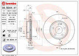 BREMBO Brake Disc Front - Coated for Mercedes A-Class, B-Class & GLA — Brake Rotors & Drums