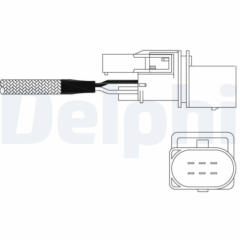 Delphi Lambda Sensor ES11026-12B1 - O2 Sensor for 03-C-Class W203, E-Class W211 & 09-Sprinter — Oxygen & Air-Fuel