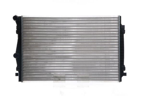 behr coolant radiator for vw golf passat tiguan, close-up of behr CR2055001S radiator BEHR CR2055001S Coolant Radiator - Durable Plastic Design for VW Golf, Passat, Tiguan, Audi, Seat | Size: 25.6 x 17.8 x 0.9 in BEHR Coolant Radiator for VW Golf, Passat, Tiguan behr, coolant-radiator, vw-golf, vwpassat, vw-tiguan, audi-a3, seat-leon, skoda-octavia, car-parts, ai-generated