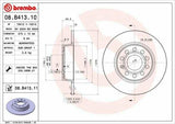 BREMBO Rear Brake Disks - High-Performance for VW Caddy, Golf and 3 more models — Brake Rotors & Drums