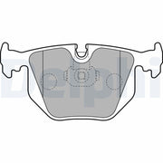 delphi brake pad set for bmw e46, rear brake pads compatible with bmw e46 series DELPHI Brake Pad Rear LP1803 - Compatible with BMW E46 Series | Set of Brake Pads DELPHI Brake Pad Rear for BMW E46 delphi, brake-pads, rear-brake-pads, bmw-e46, automotive-parts, mechanic-supplies, car-owners, quality-braking, low-metallic-material, ai-generated