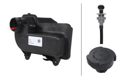 Hella 8MA366365-101 Radiator Water Tank BMW E53 M54 M62 — Radiators & Fans