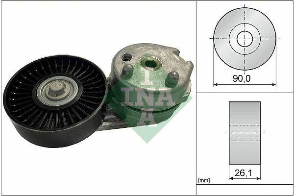 ina 534066810 v belt tensioner, v belt tensioner for range rover INA 534066810 | V Belt Tensioner - Compatible with Discovery 4, Range Rover Sport | Ideal for Car Owners & Mechanics INA 534066810 | V Belt Tensioner for Range Rover v-belt-tensioner, ina, range-rover-parts, discovery-4, range-rover-sport, car-owners, mechanics, automotive-repair, quality-parts, ai-generated