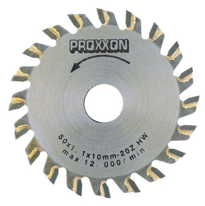 Proxxon 28017 Tungsten-Tipped Saw Blade 50x1.1 mm, 20 Teeth