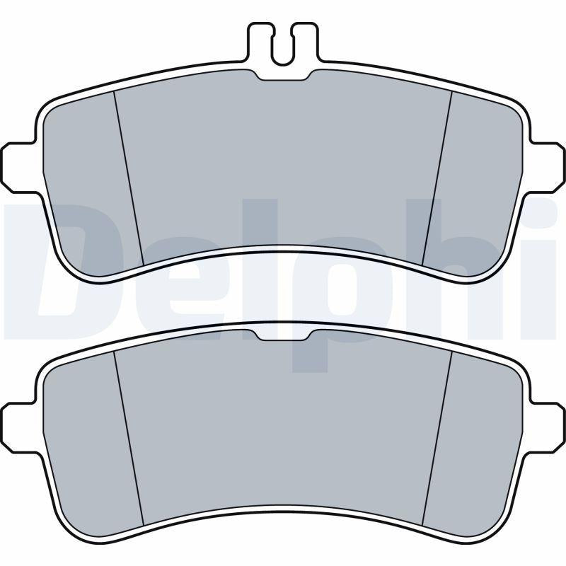 Delphi LP3542 Brake Pad Rear Amg Gt C190 15-S-Class W222 13-S-Class Coupe C217 14 — Brake Pads