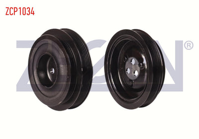 Zegen ZCP1034 Crankshaft Pulley Ford Transit Tourneo 2.2 TDCi 2006-/ Peugeot Boxer 2.2 HDi 2014-/ Citr — Pulleys & Tensioners