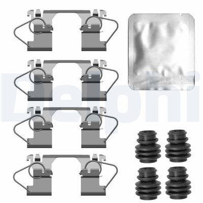 Delphi LX0744 Brake Pad Mounting Set Front Opel / Suzuki 08 / 2013 / — Brake Pads