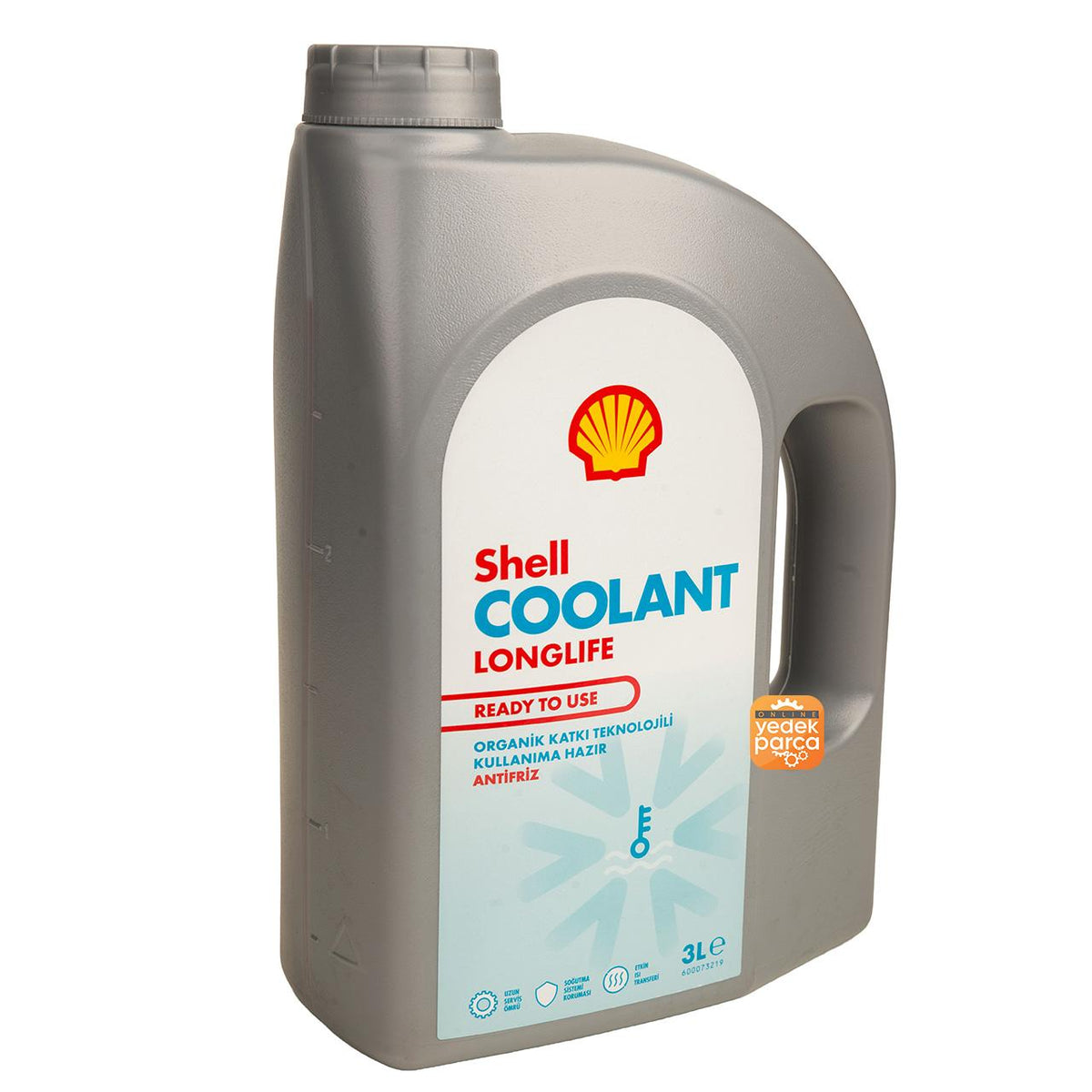 Shell ANT3LT Organik 3 Litre Red Antifiriz -37 Derece (Kullanıma Ready)