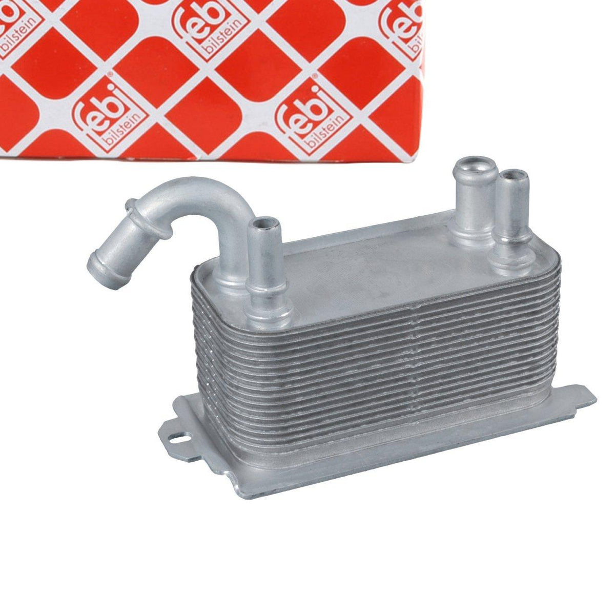 FEBI Bilstein Ford Fiesta Automatic Transmission Oil Cooler - Compatible with 2008-2012 Models — Oil System