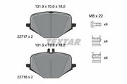 textar 2271701 front brake pad, brake pad dimensions 167 463, textar brake pad installation TEXTAR 2271701 Front Brake Pad 167 / 463 for Car Owners and Mechanics TEXTAR 2271701 - Front Brake Pad for Cars | Auto Parts textar, brake-pads, auto-parts, car-accessories, mechanics, vehicle-safety, car-maintenance, car-owners, high-performance, ai-generated