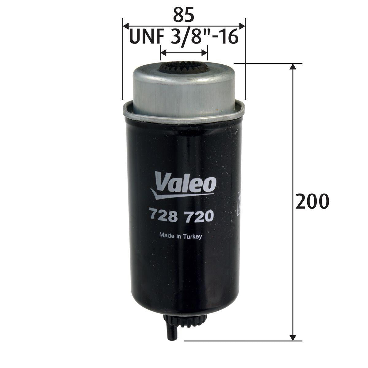 Valeo 728720 Fuel Filter 130-140 Ps — Fuel Delivery