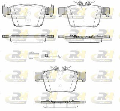 ROADHOUSE 21722.01 Brake Pad Rear Maserati Levante 2016 > — Brake Pads
