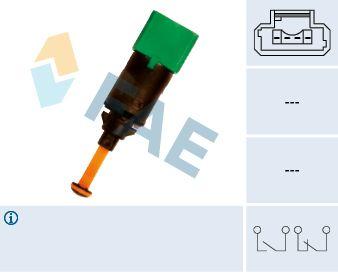FAE 24899 Brake Light Switch 207-307-308-C3-C4-C5 4Fisli Green