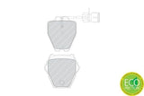 FERODO FDB1710 Front Brake Pad Set for Audi A6, A8 — Brake Pads