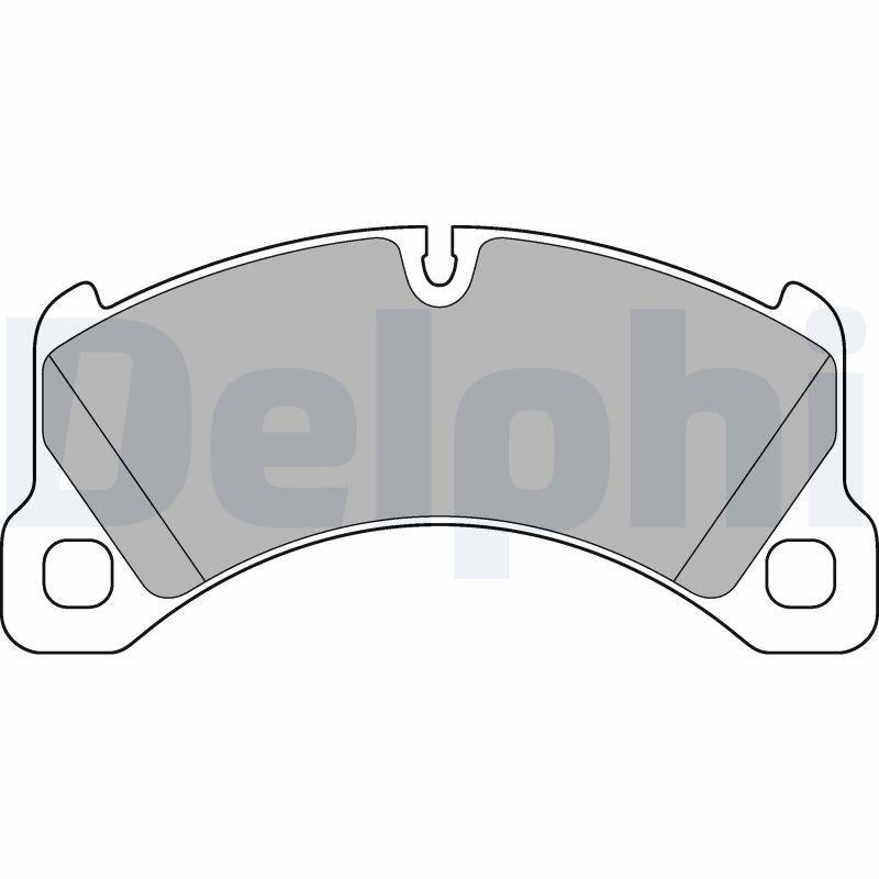 Delphi LP3193 Brake Pad Front Porsche Cayenne 11-15 — Brake Pads