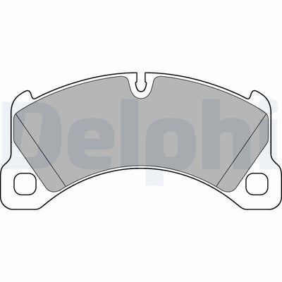 Delphi LP3193 Brake Pad Front Porsche Cayenne 11-15 — Brake Pads
