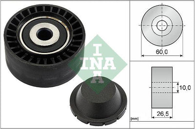 INA 532033110 V-Belt Tensioner 99 > Pt.206-208-301-307-308-Partner-C3-C4-Berlingo — Pulleys & Tensioners