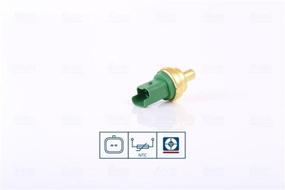 Nissens 207021 Coolant Temperature Sender (Peugeot 307 1.4Hdi 1.6 HDi 2.0 HDi 00-Ford Fiesta-Fusion 01-Fiat Scudo 2.0 JTD)