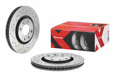 Brembo 09.9619.1X Brake Disc Front Xtra Opel — Brake Rotors & Drums