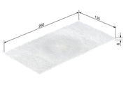 bosch cabin air filter 1987435094, bosch particulate filter dimensions, 11-crafter sprinter cabin filter installation BOSCH Cabin Air Filter 1987435094 - Premium Particulate Filter for 11-Crafter & Sprinter 2.0 TDI | 10.24 x 5.12 x 0.31 in. BOSCH Cabin Air Filter 1987435094 for Sprinter & Crafter bosch, cabin-air-filter, particulate-filter, sprinter-filter, crafter-filter, vehicle-maintenance, air-quality, mechanic-tools, ai-generated, filter-accessories