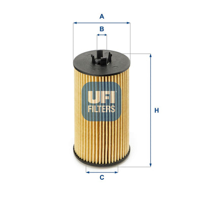 Ufi 25.199.00 Oil Filter (Opel: Astra J-K /Insignia /Meriva Mokka 1.6 CDTi 2015 -) — Oil Filters