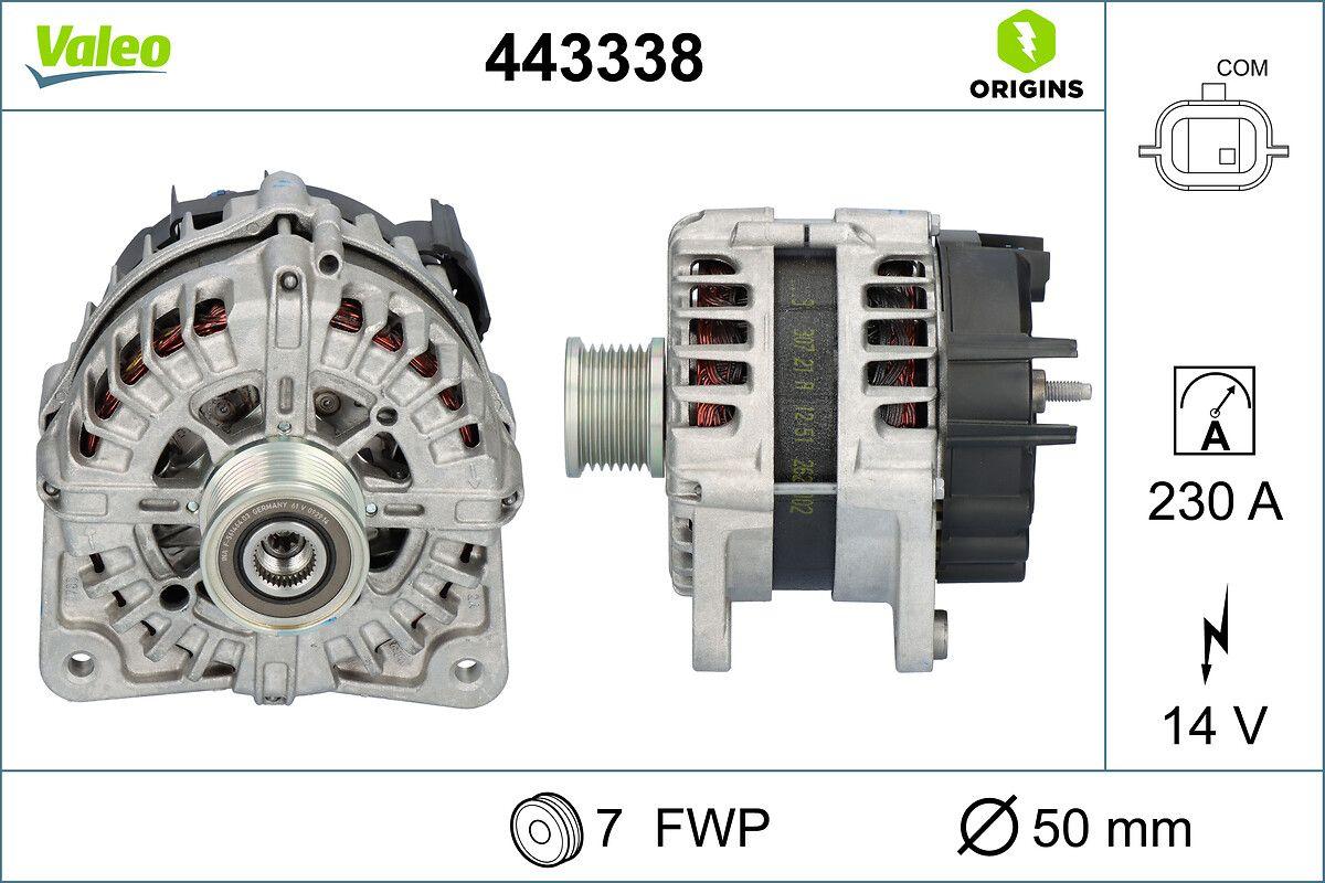 Valeo 443338 Alternator 14 > Master.III-Movano.B 2.3 — Starting & Charging