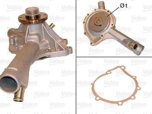 VALEO 506306 Water Pump - C-Class (W202) & E-Class (W124) — Water Pump & Thermostat